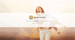 Desktop Screenshot of glauben-einfach.com